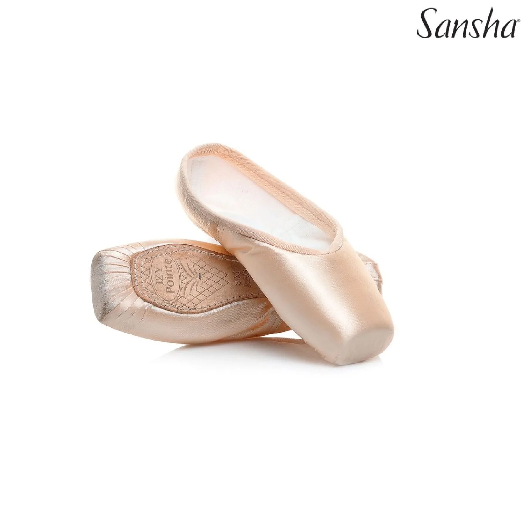 SANSHA Пуанти IZY Diva REG, 9M, Тілесний, Атлас