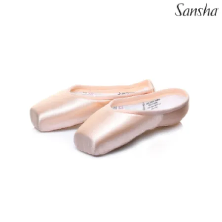 SANSHA Пуанти IZY Diva REG, 9M, Тілесний, Атлас