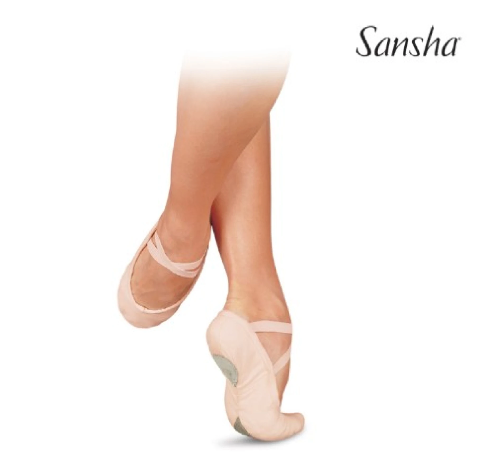 SANSHA Балетки PRO 1C, 17M, Чёрный, Кирза