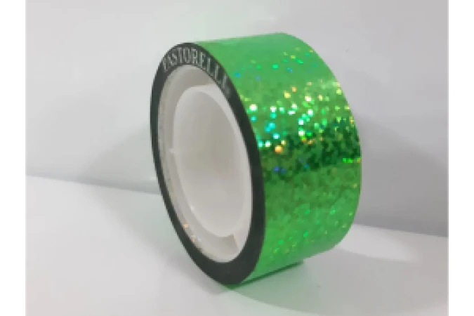 Pastorelli Обмотка diamond metallic, 11м, Green, Винил хлорид