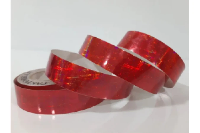 Pastorelli Обмотка galaxy metallic, 11м, Rosso, Винил хлорид