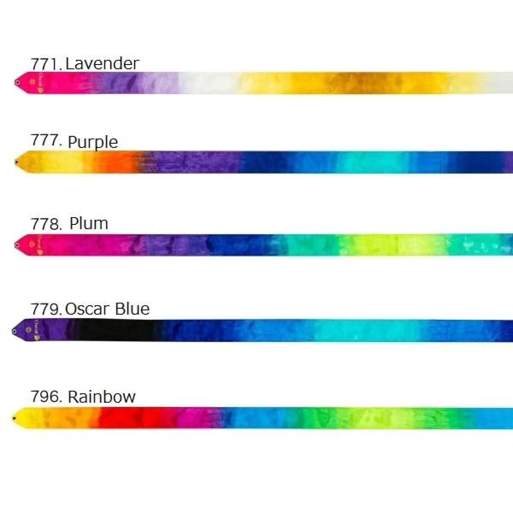 CHACOTT Лента Gradation (778), 5 м, Слива, Искусственный шелк