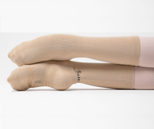 SANSHA Шкарпетки антислизькі, Dark tan, XS-S (33,5-41,5), Dark tan