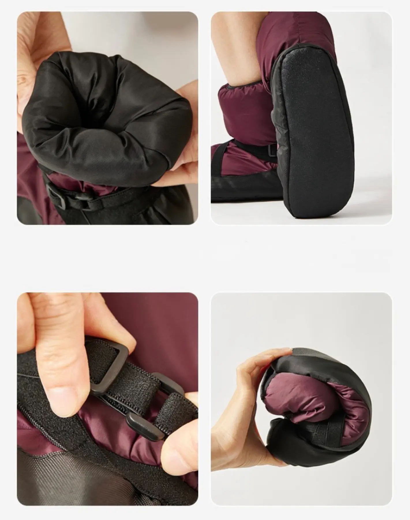 Овація Сапожки разогревочные Frost, M (39-40), Бордо