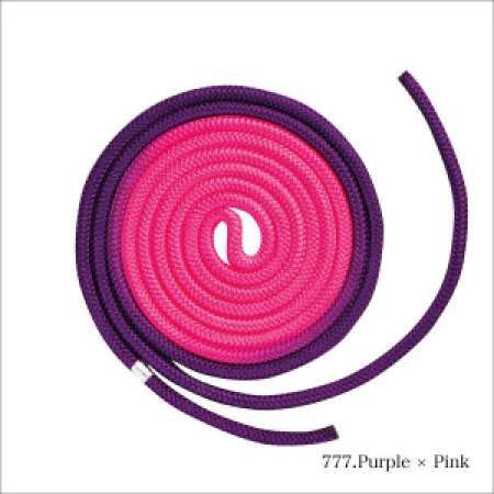 Скакалка Combination Rope (777), Рожевий / Фіолет, Нейлон