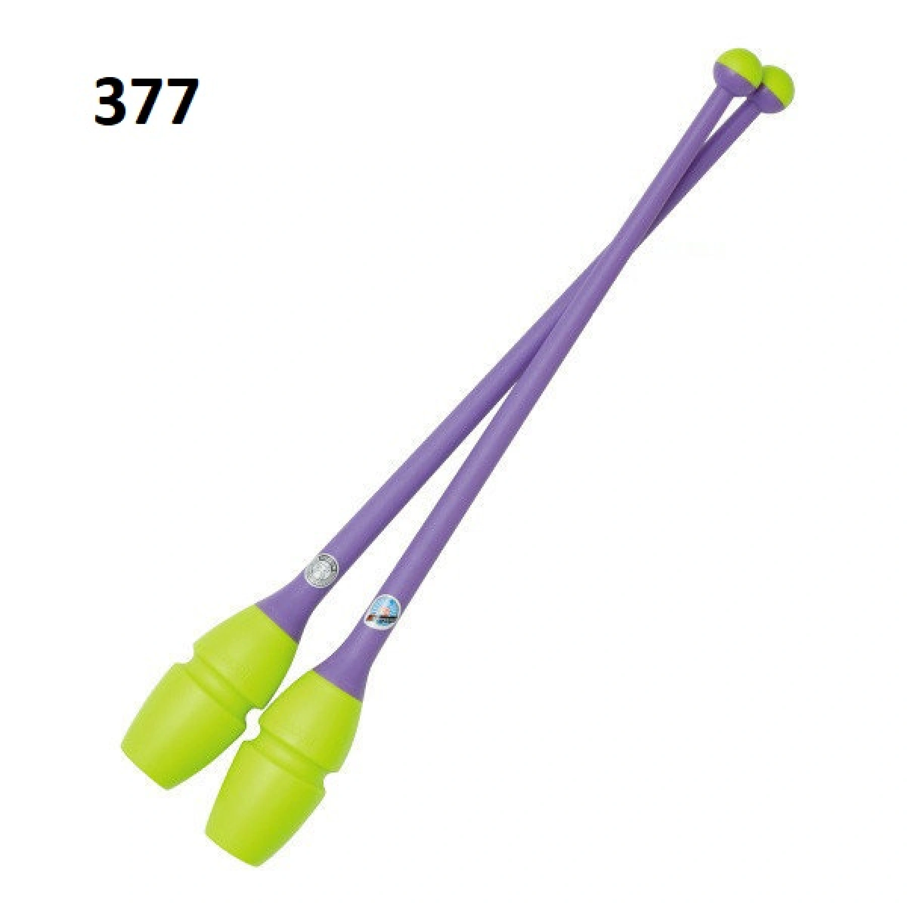 Булави (383), Жовтий / Абрикос, Пластик+резина