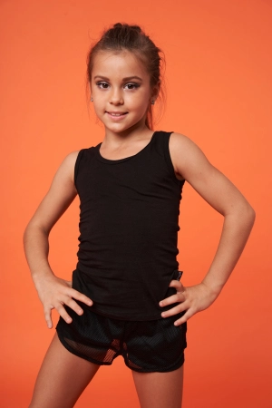 Шорти "Дзвіночок", Електрик / Чорний, Біфлекс матовий + софт Шорти "Дзвіночок", Електрик / Чорний, Біфлекс матовий + софт