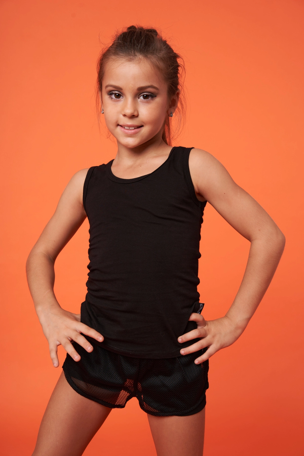 Шорти "Дзвіночок", Неон-малина / Чорний, Біфлекс матовий + софт Шорти "Дзвіночок", Неон-малина / Чорний, Біфлекс матовий + софт