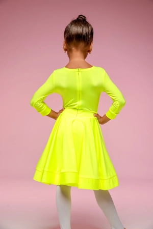 Бейсик 3/4 рукав "Гайтана", подклад (043), Неон-розовый, Бифлекс матовый