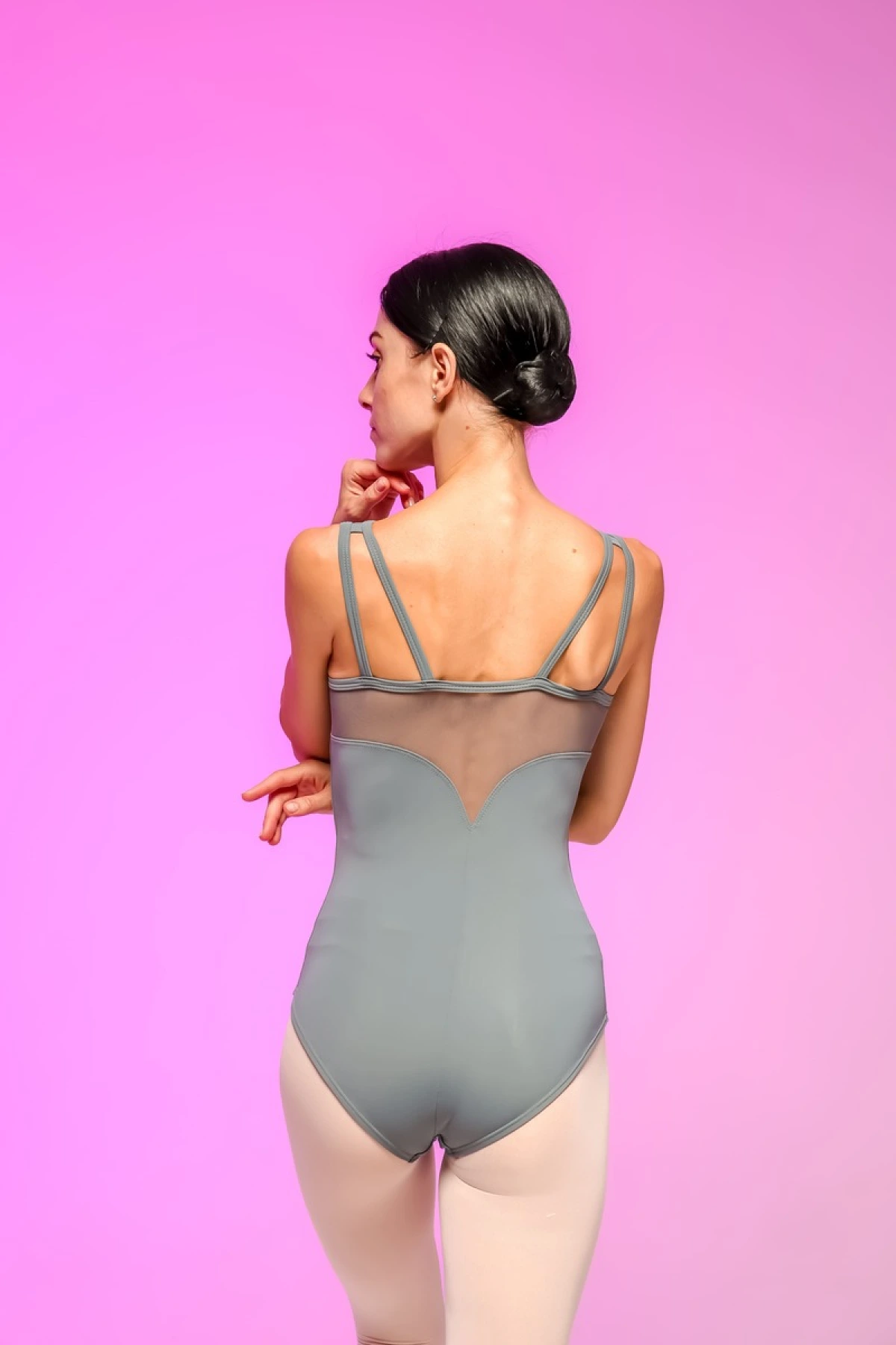 Купальник-бретелі "Лора", Пудра, Біфлекс Купальник-бретелі "Лора", Пудра, Біфлекс