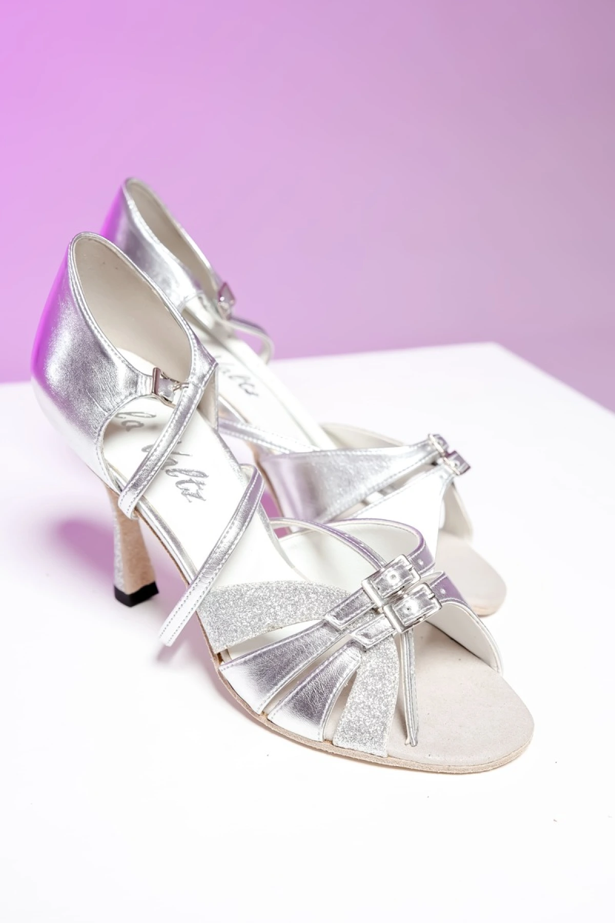 ТЕТЯНА LA, Срібло / Срібло, Атлас ТЕТЯНА LA, Срібло / Срібло, Атлас