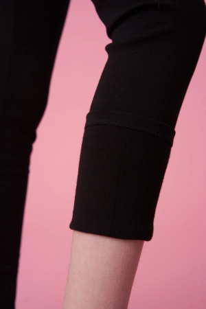 Термобілизна, лосини "В", Чорний, Тенсел 90/10 Термобілизна, лосини "В", Чорний, Тенсел 90/10