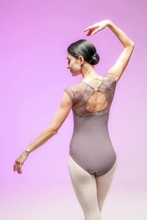 Купальник к/р  "Мартіна", Чорний, Масло+сітка Купальник к/р  "Мартіна", Чорний, Масло+сітка