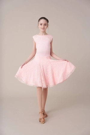 Бейсік б/р "Ассоль", Світло-рожевий, Біфлекс матовий + гіпюр