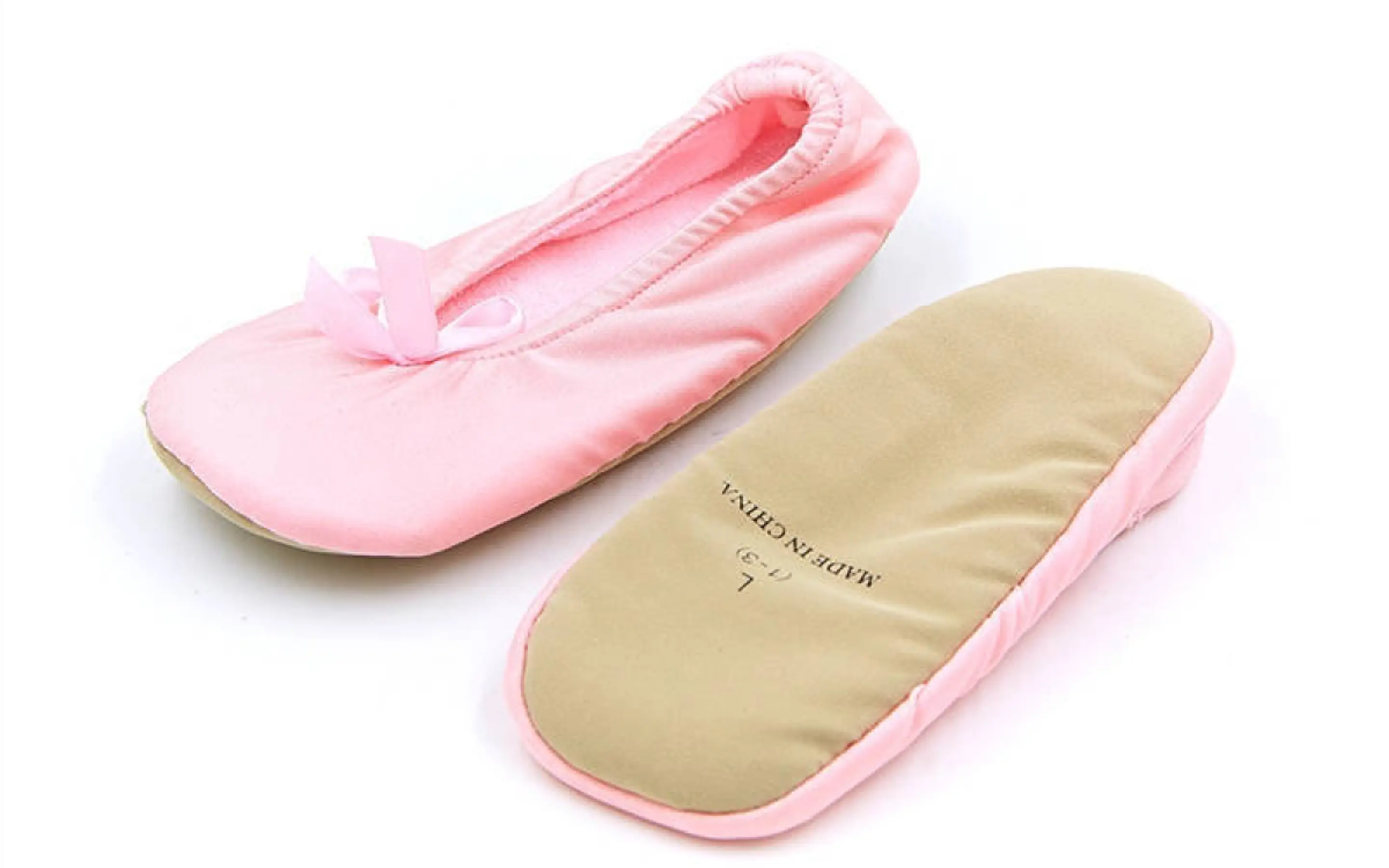 Р - Тапочки балетные, Чорний, Атлас