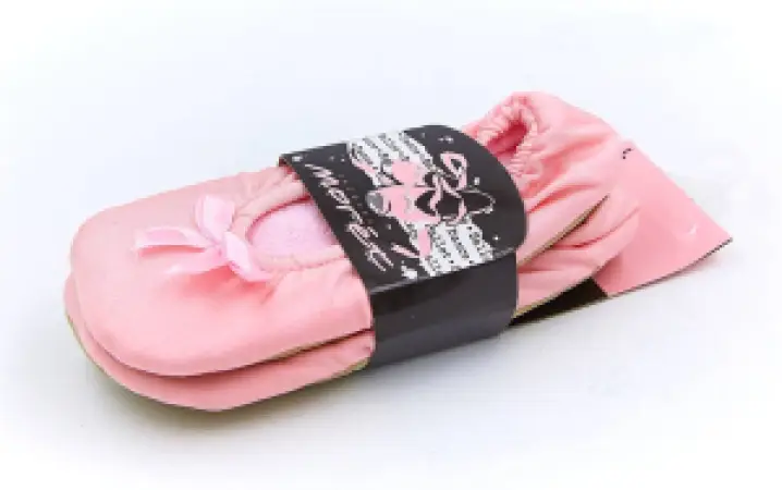 Р - Тапочки балетные, Чорний, Атлас