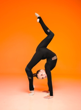 Комбинезон "Флоренция", Чёрный, 80% хлопок + 15% вискоза + 5% лайкра+б/ф+сетка