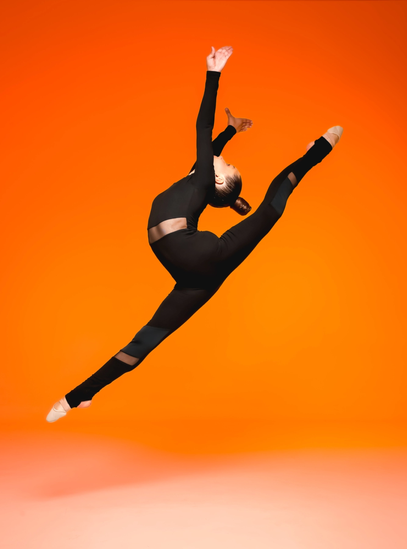 Комбинезон "Флоренция", Чёрный, 90% хлопок + 10% лайкра + б/ф + сетка