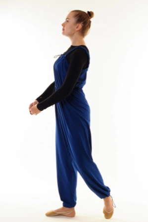 Комбинезон "Мари", Чёрный, 80% хлопок + 15% вискоза + 5% лайкра