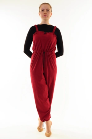 Комбинезон "Мари", Чёрный, 80% хлопок + 15% вискоза + 5% лайкра