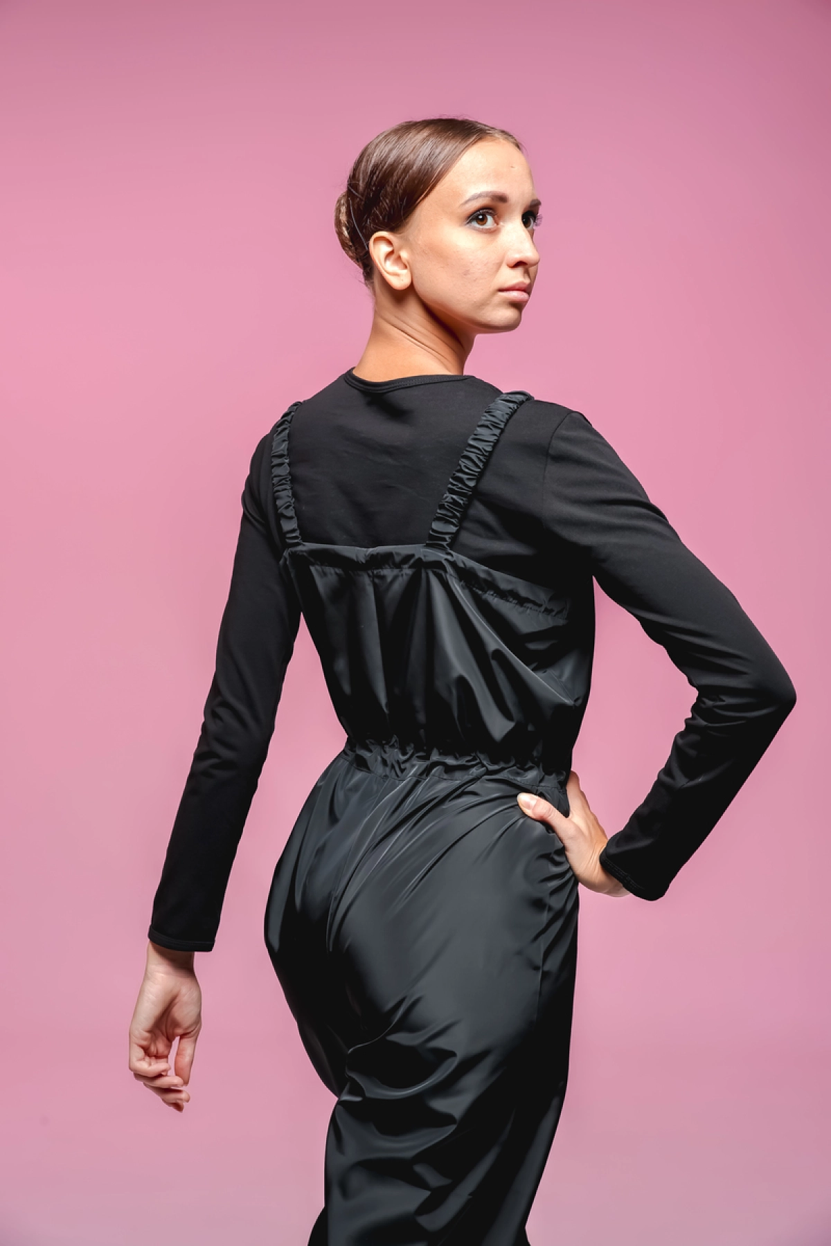 Комбинезон  "Сауна", Чёрный, Полиэстер