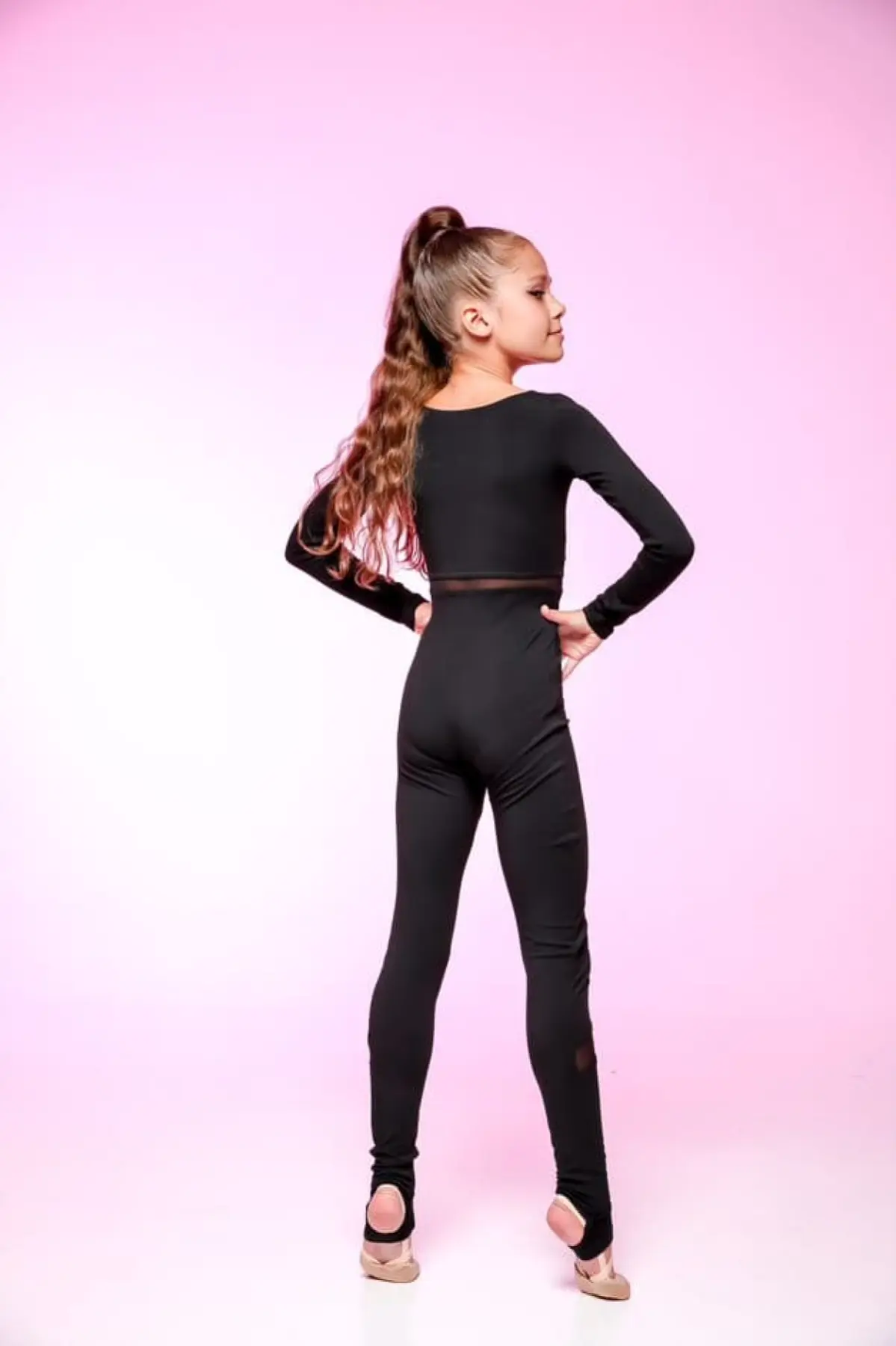 Комбінезон "Римини", Чёрный, 80% хлопок + 15% вискоза + 5% лайкра+сетка