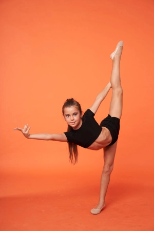 Р-Шорти "Кокетка", Чорний, 90% бавовна + 10% лайкра