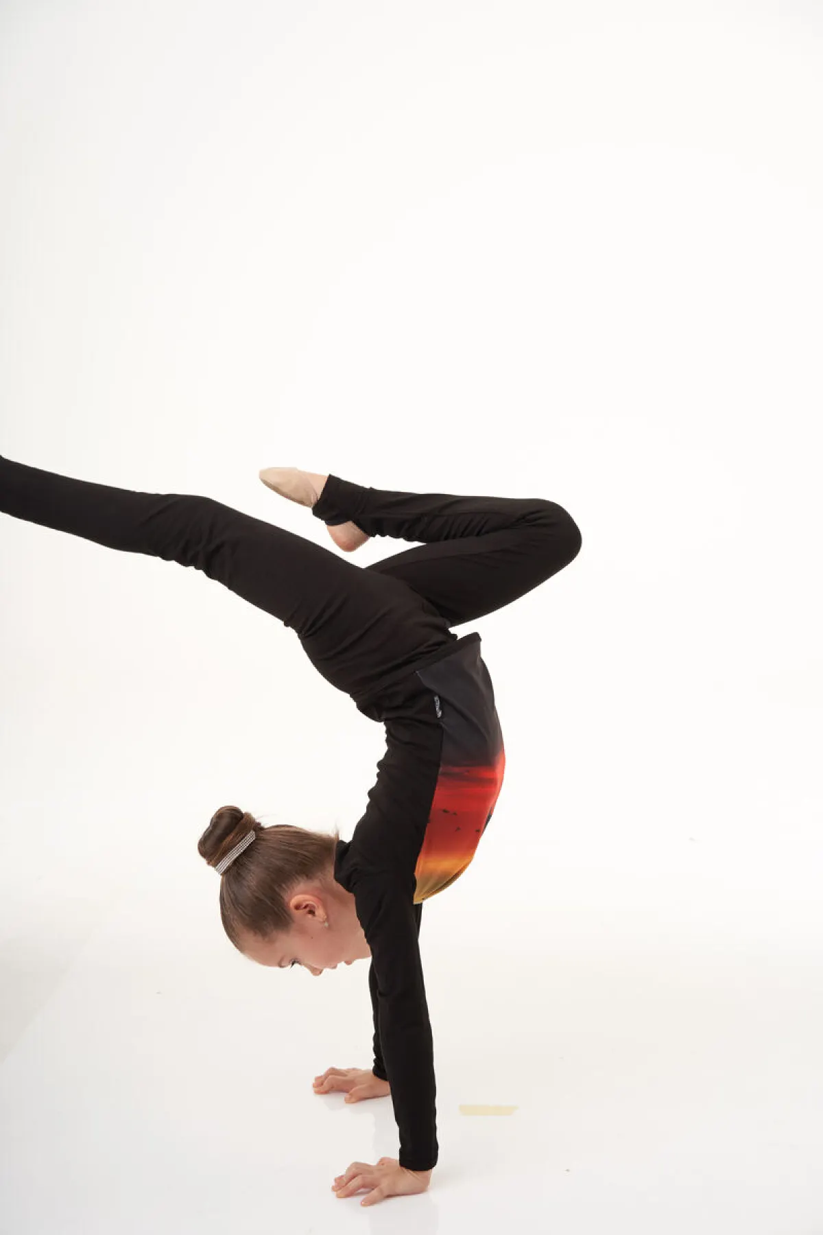 Футболка довгий рукав, Чорний, 90% бав. + 10% лайк. + біфлекс принт