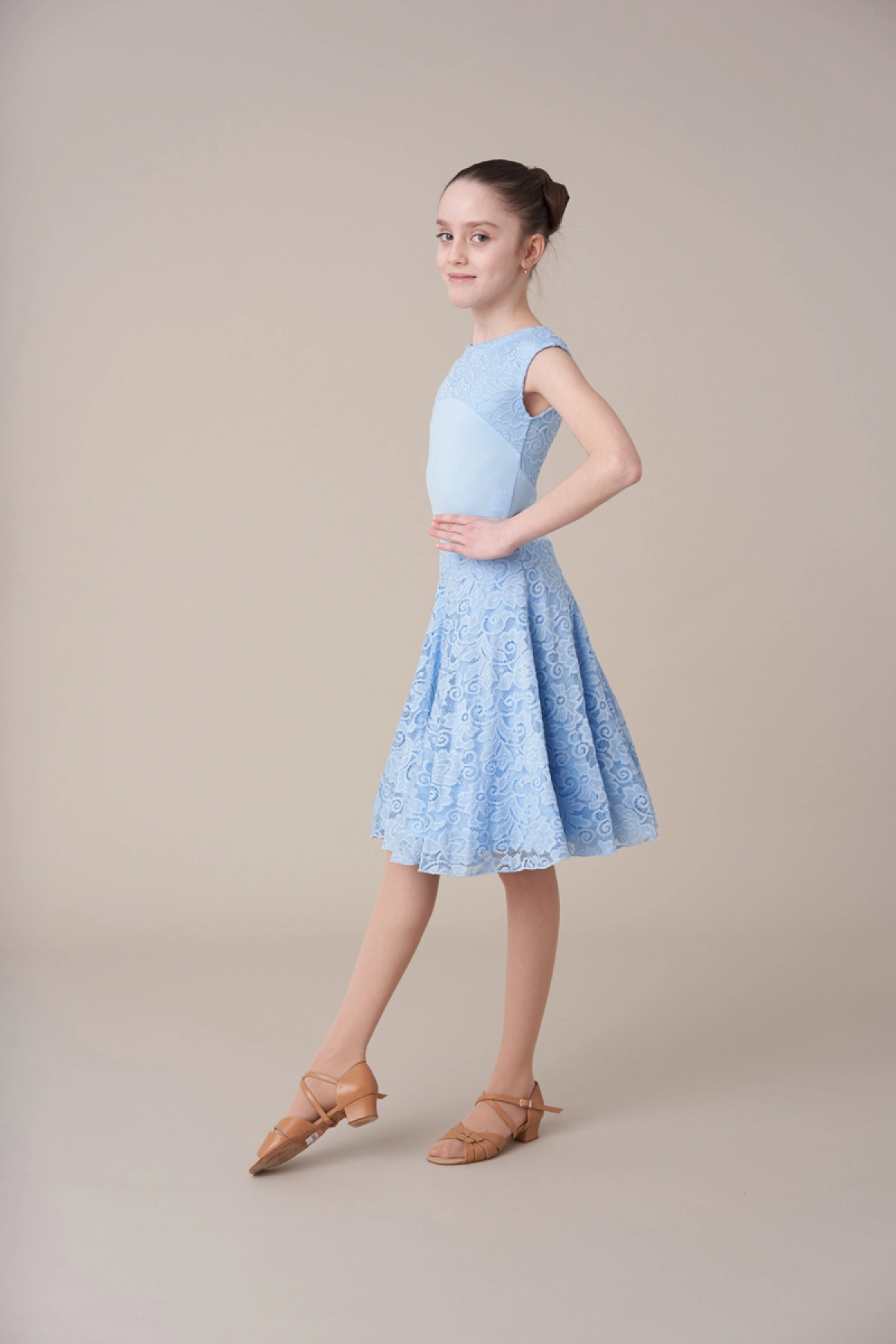 Бейсік б/р "Ассоль" (034), Мінт, Біфлекс матовий + гіпюр