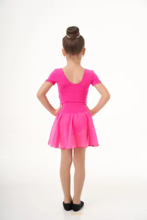 Сукня к/р "Амелі", Електрик (АВ білі), 90% бавовна + 10% лайкра + шифон