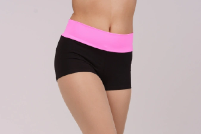 Шорти "Марія", Чорний / Електрик, Біфлекс матовий