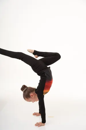 Футболка длинный рукав, Чёрный, 90% хл.+10% лайк. + бифлекс принт