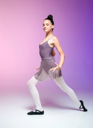 Спідниця-хітон "Балет", Темний бісквіт, Шифон