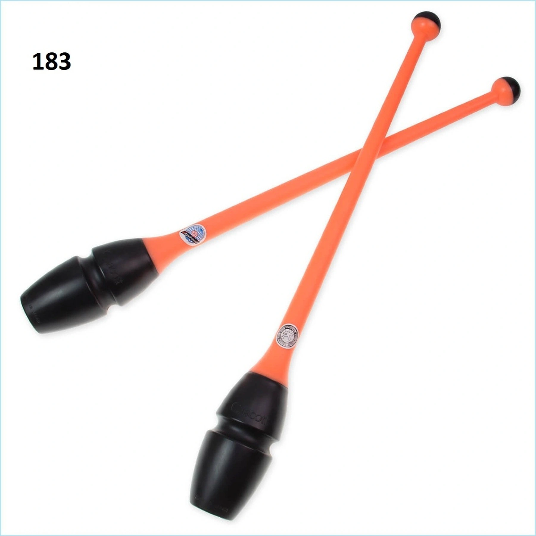 Булави (183), Black / Apricot, Пластик+резина