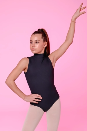 Купальник "Американка", Чорний, Рубчик