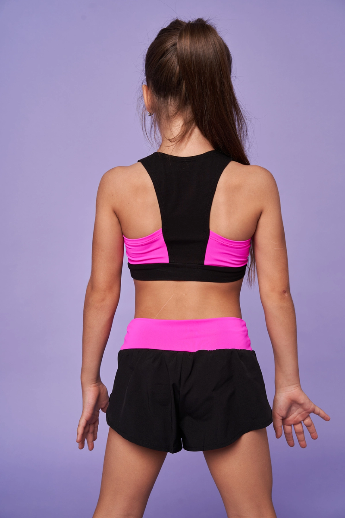 Топ "Іванка", Чорний/Неон-лимон, 90% бав. + 10% лайк. + біфлекс матовий