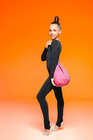 Чохол для м'яча світловідбиваючий, Малина св. відб., Плащівка