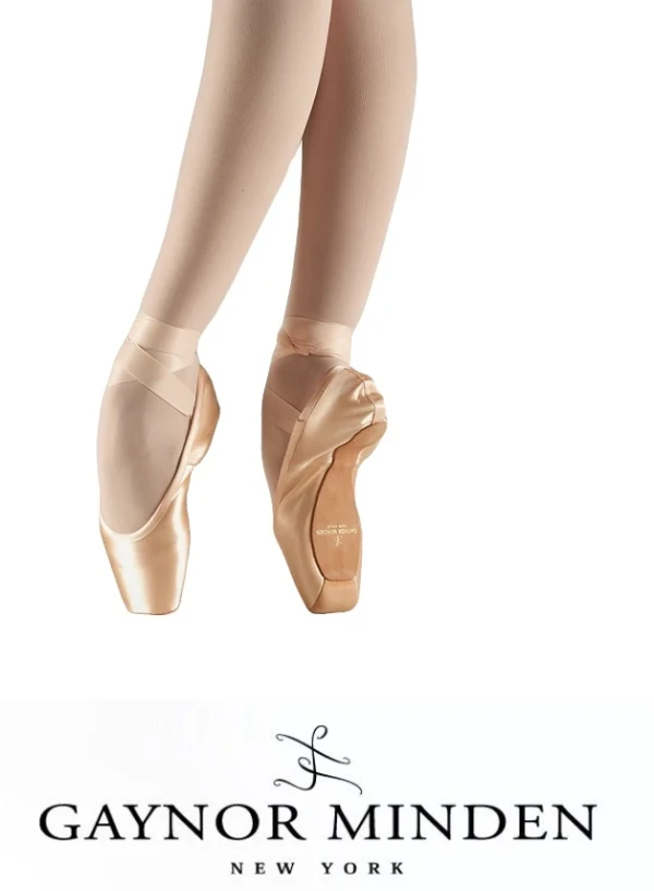 Gaynor Minden NY Пуанты Gaynor Minden Europa, Телесный, LSC-10M4HLH, Телесный (зелёный мешок), Атлас