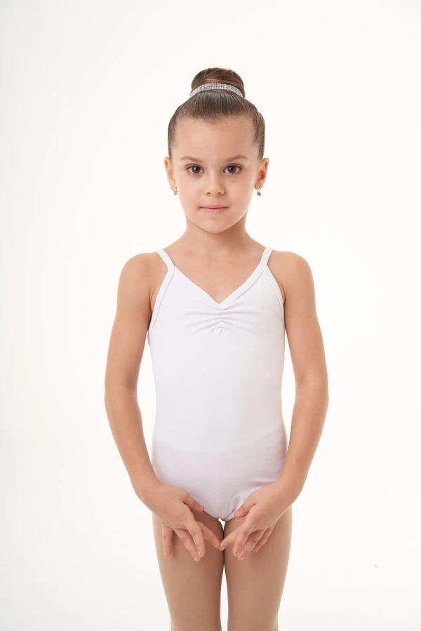 Купальник-бретели с драпировкой, Тёмно-голубой, 90% хлопок + 10% лайкра