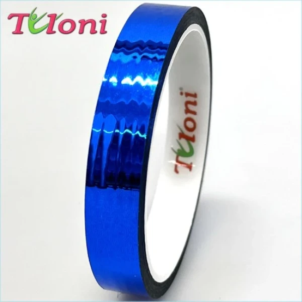 Tuloni Обмотка Metal tape, 30м, Blue, Винил хлорид
