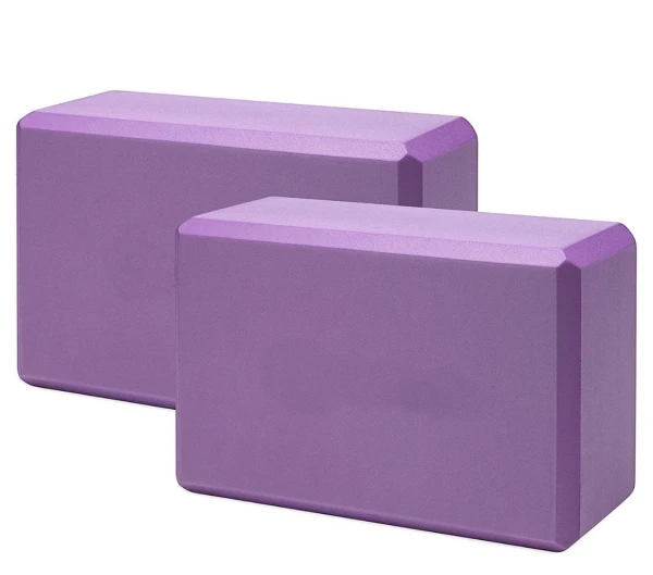 Блок для йоги 035, Зелений (павич), EVA