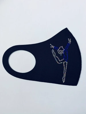 Маска, Чорний (біл, жовт), Поліуретан