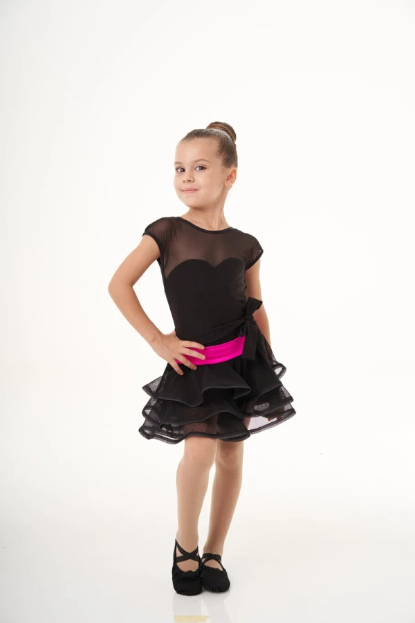 Блуза "Айлин", Чёрный, Полиамид