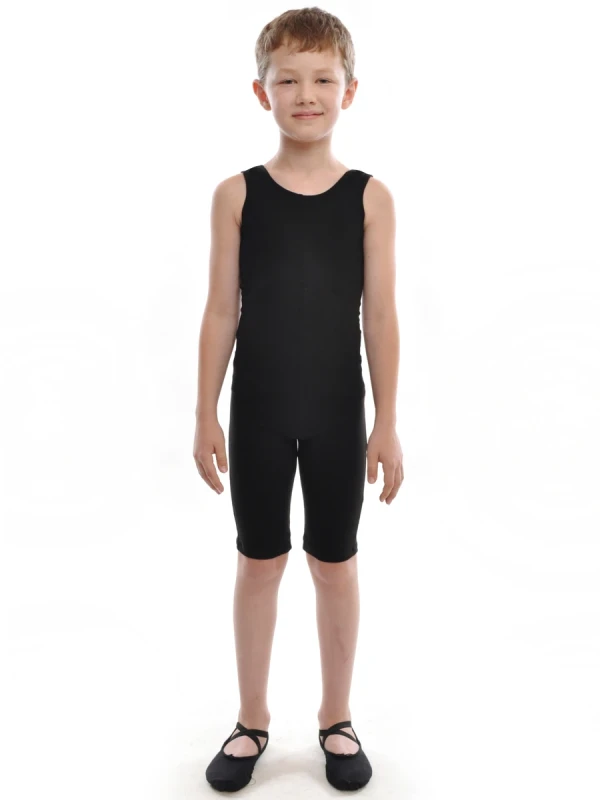 Комбинезон майка треки, Чёрный, 80% хлопок + 15% вискоза + 5% лайкра