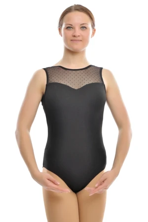 Купальник "Лодочка", Чорний, Біфлекс матовий