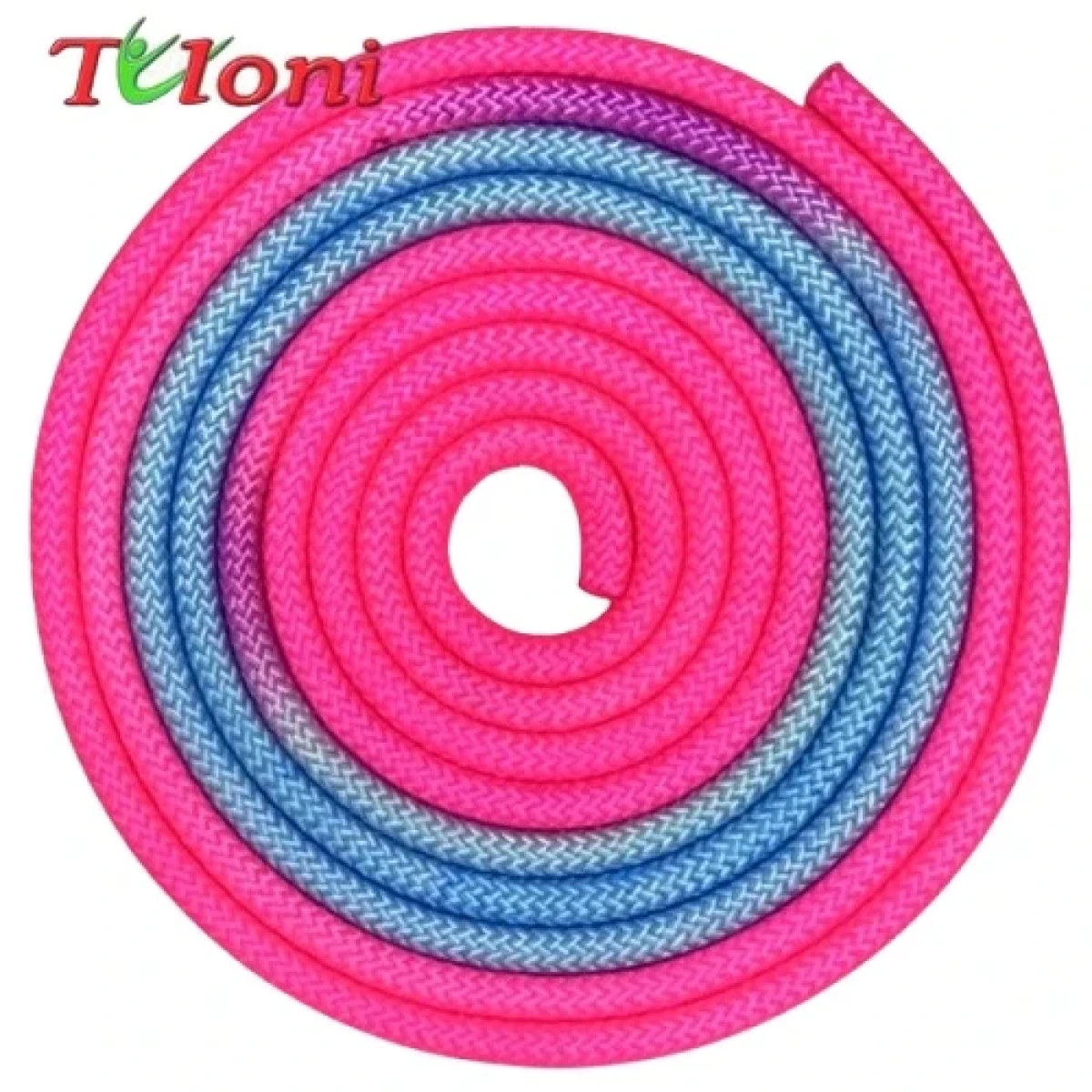 Tuloni Скакалка, 3 м, Pink/Blue/Pink, Нейлон