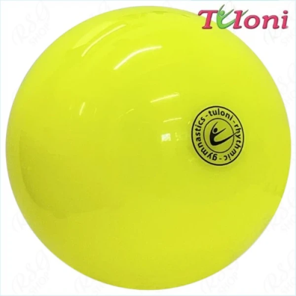 Tuloni Мяч, 19 см, Neon-Yellow, Резина