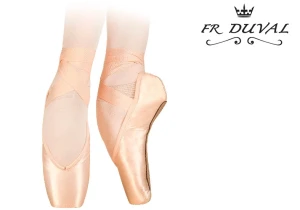 Пуанти F.R. DUVAL 3.0 м'які зі стріч. ш/п, Тілесний, Атлас