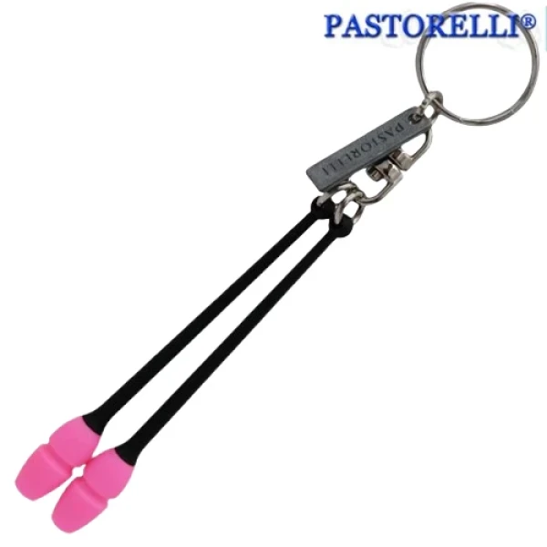 Pastorelli Брелок "Булавы", , Black/Flu Pink