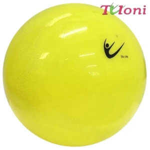 Tuloni М'яч, 16 см, Fluo yellow, Резина